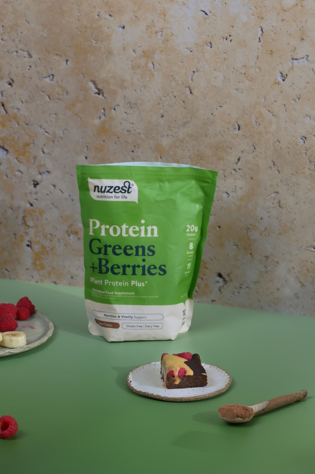 High Protein 4 Ingredient Brownies - Nuzest UK