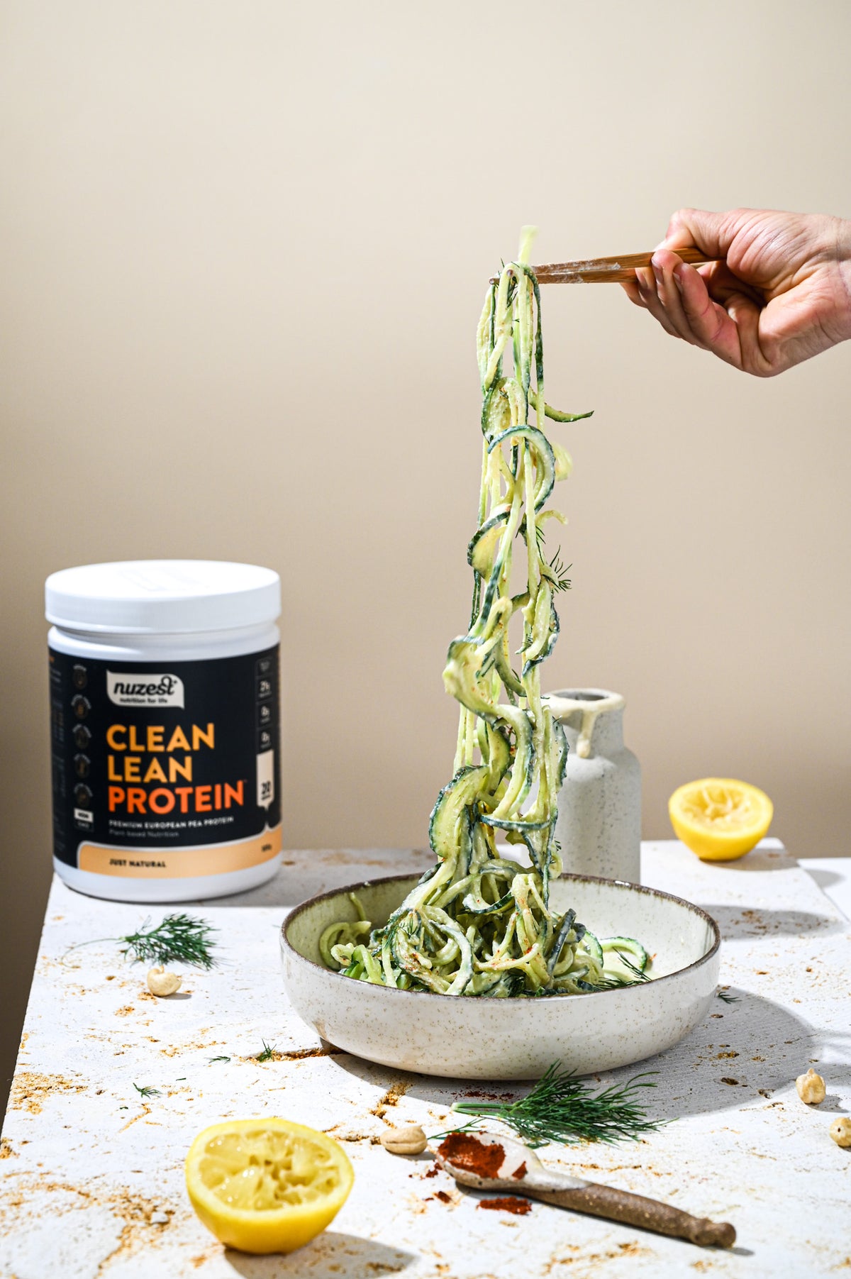 Crispy & Creamy Cucumber Salad - Nuzest UK