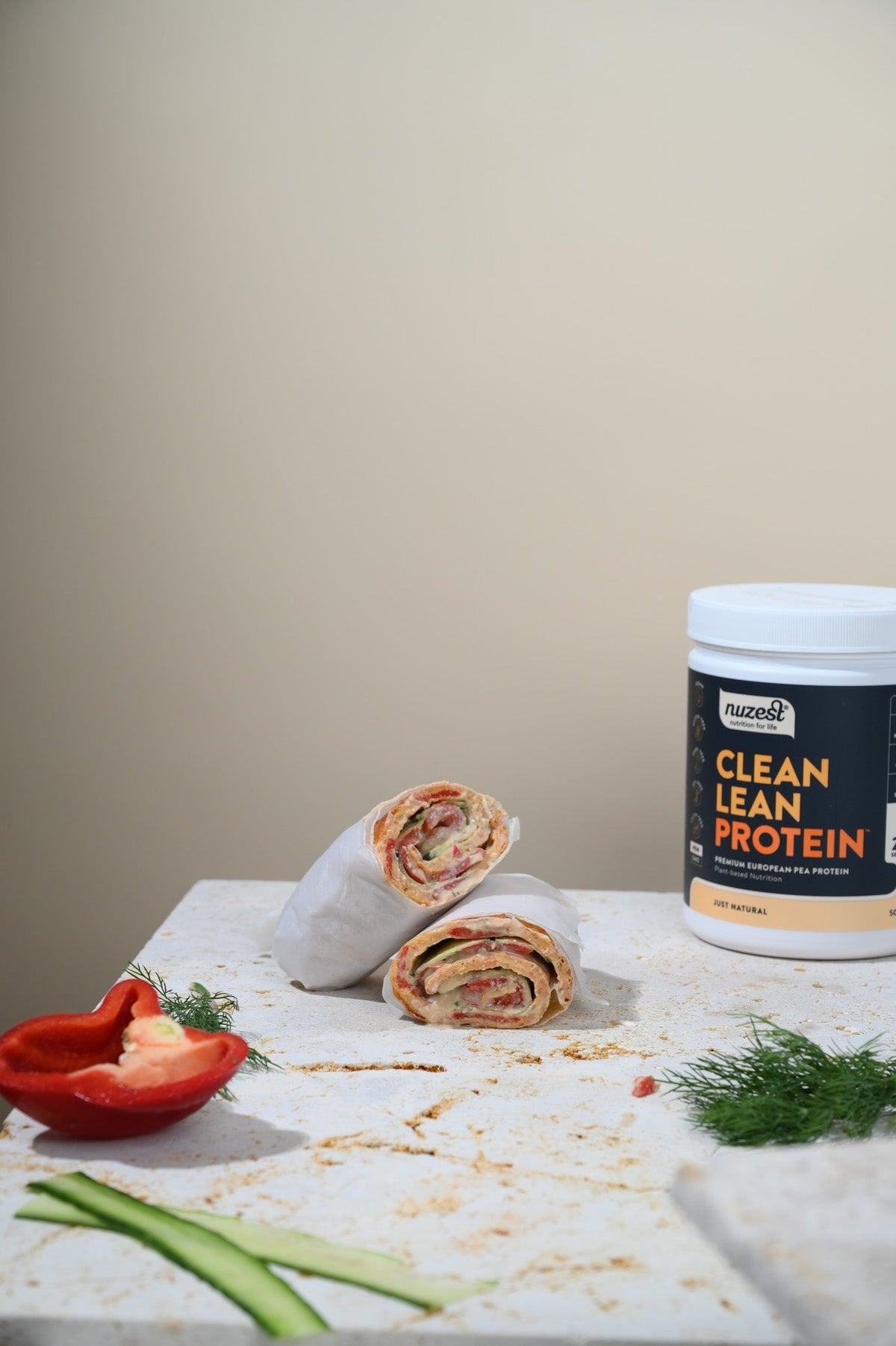 High Protein Cottage Cheese Wrap - Nuzest UK
