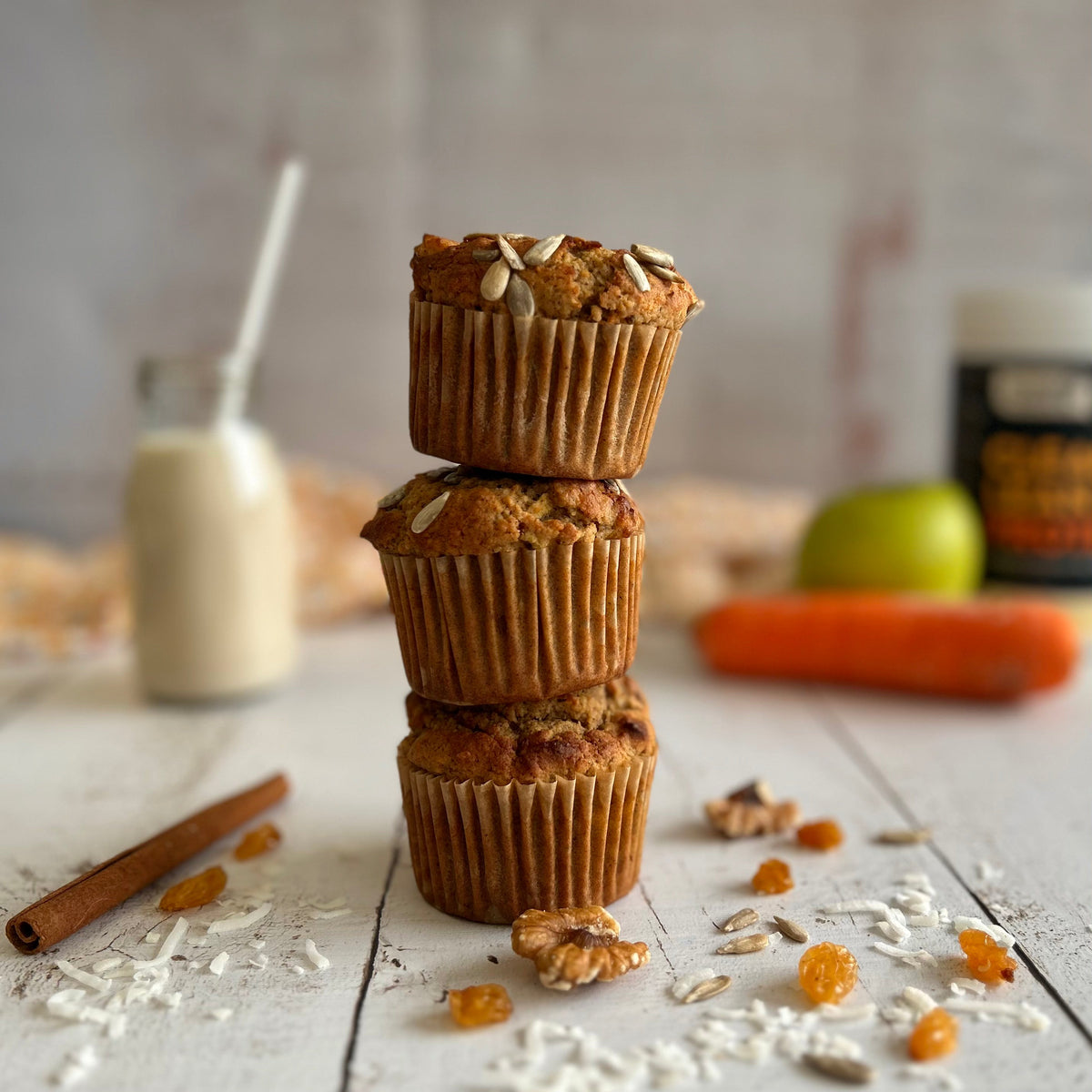 Morning Glory Muffins - Nuzest UK