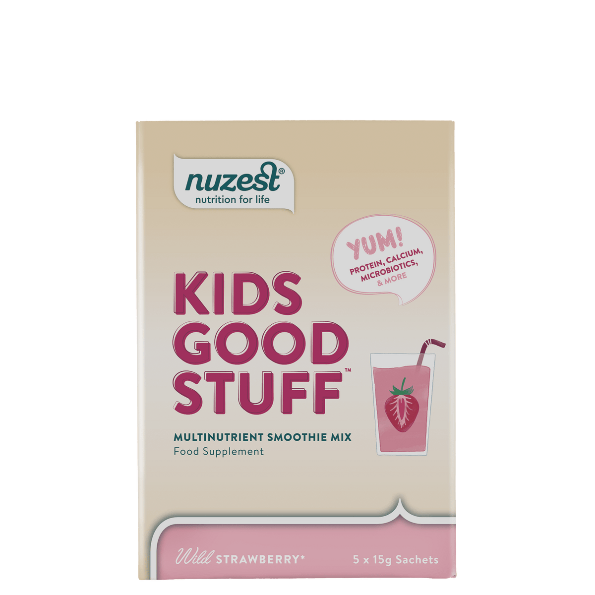 Nuzest - Kids Good Stuff Sachets - Rich Chocolate Box of 5 x 15g sachets 14