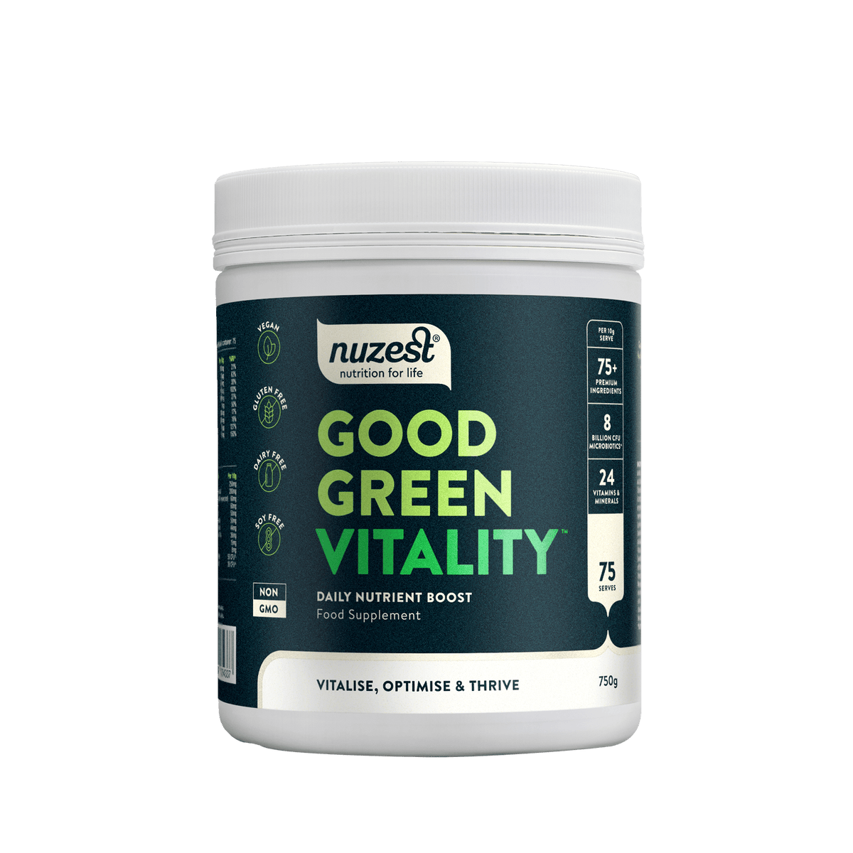 Nuzest - Good Green Vitality 750g Subscription - 750g (75 Servings) 1